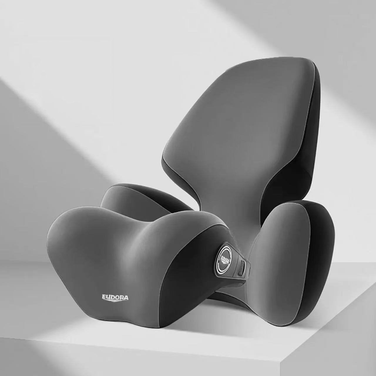 カー用品  車載ヘッドレストと腰部サポート 全9色 航空級クッション  天然ゴムラテックス 記憶フォーム車載シートクッションとヘッドレスト