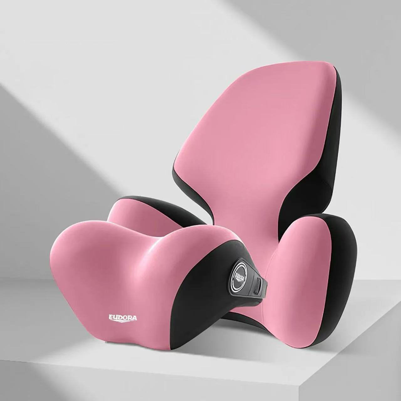 カー用品  車載ヘッドレストと腰部サポート 全9色 航空級クッション  天然ゴムラテックス 記憶フォーム車載シートクッションとヘッドレスト