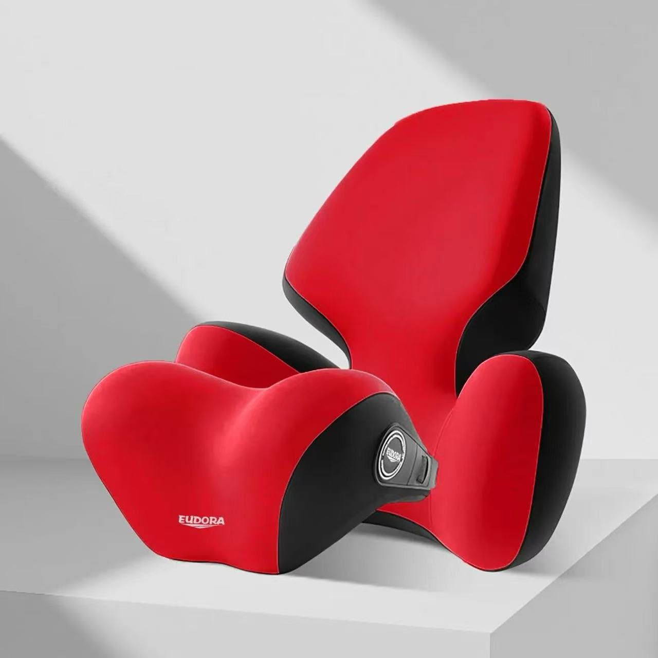 カー用品  車載ヘッドレストと腰部サポート 全9色 航空級クッション  天然ゴムラテックス 記憶フォーム車載シートクッションとヘッドレスト