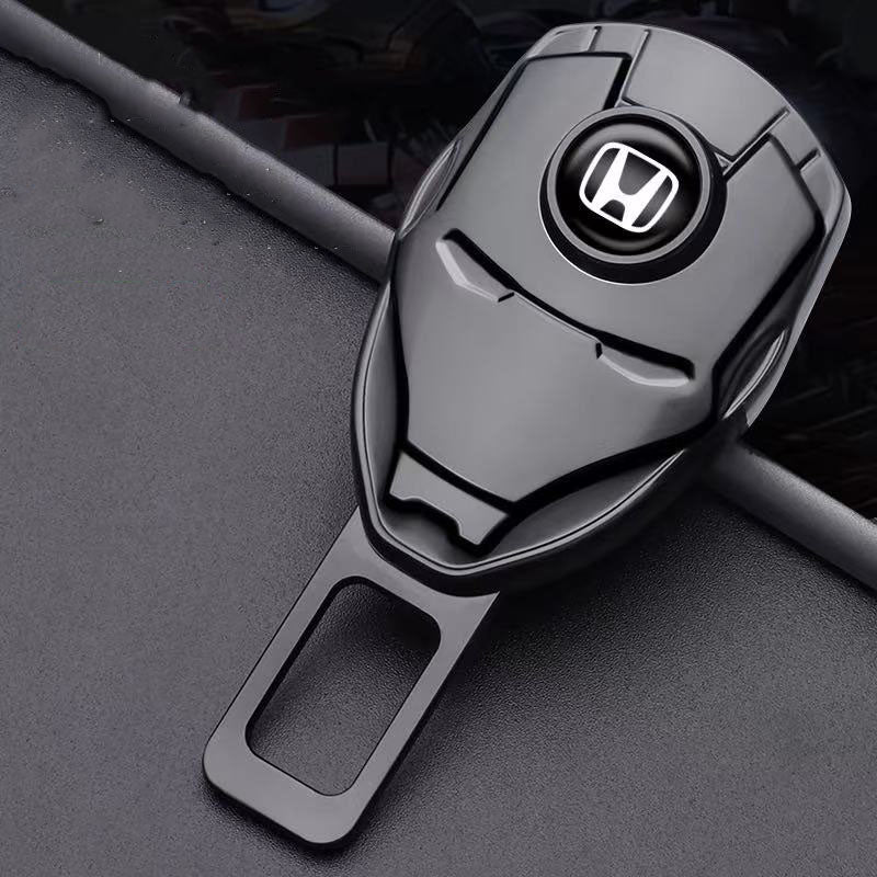 カー用品  車アクセサリー  アイアンマンテーマ  亜鉛鉛合金 シートベルト延長器、警告音を消去可能