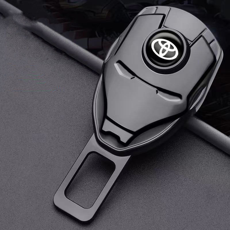 カー用品  車アクセサリー  アイアンマンテーマ  亜鉛鉛合金 シートベルト延長器、警告音を消去可能