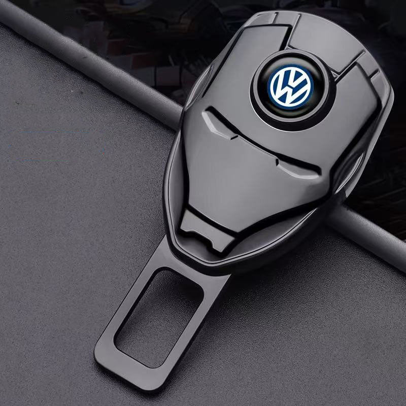 カー用品  車アクセサリー  アイアンマンテーマ  亜鉛鉛合金 シートベルト延長器、警告音を消去可能
