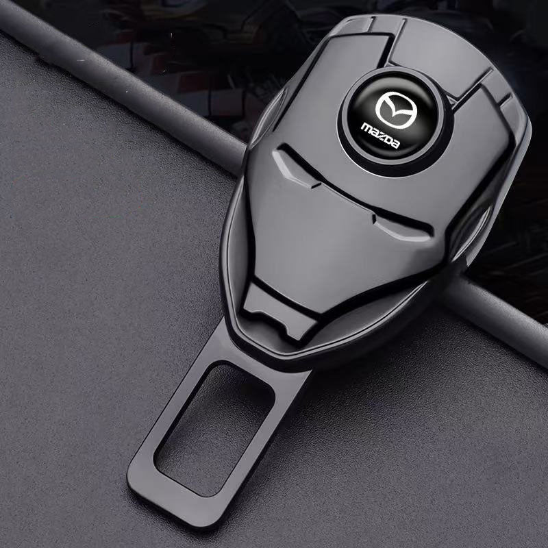 カー用品  車アクセサリー  アイアンマンテーマ  亜鉛鉛合金 シートベルト延長器、警告音を消去可能