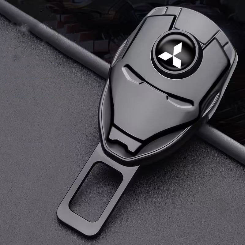 カー用品  車アクセサリー  アイアンマンテーマ  亜鉛鉛合金 シートベルト延長器、警告音を消去可能