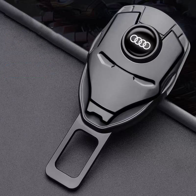 カー用品  車アクセサリー  アイアンマンテーマ  亜鉛鉛合金 シートベルト延長器、警告音を消去可能