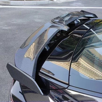 カー用品　車アクセサリー　セダン共通のリアスポイラー改装、穴あけ不要、ABS 素材 蝶型リアスポイラー