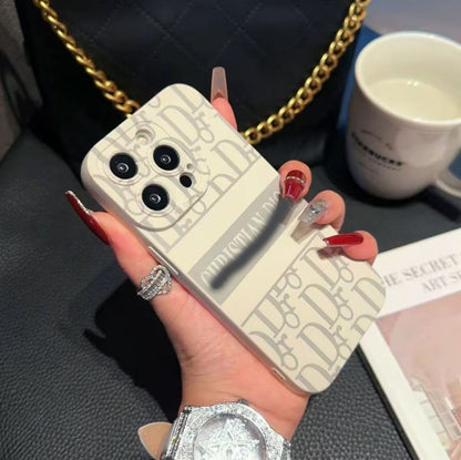 スマホケース  高級感シリコン素材  ダブルDI** 耐衝撃・防振性能に優れ、高級感あふれるスマホケースで、iPhone に対応