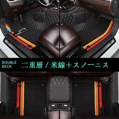 カー用品　車アクセサリー  専用車種向けカスタマイズ可能の全周囲包囲型カーマット 取り外し可能で洗浄可能 千種類以上の車種に対応 複数のカラーから選択可能