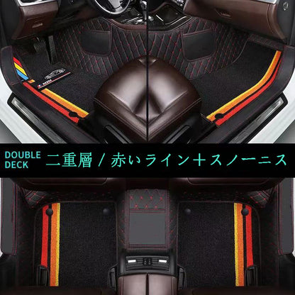 カー用品　車アクセサリー  専用車種向けカスタマイズ可能の全周囲包囲型カーマット 取り外し可能で洗浄可能 千種類以上の車種に対応 複数のカラーから選択可能