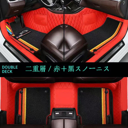カー用品　車アクセサリー  専用車種向けカスタマイズ可能の全周囲包囲型カーマット 取り外し可能で洗浄可能 千種類以上の車種に対応 複数のカラーから選択可能
