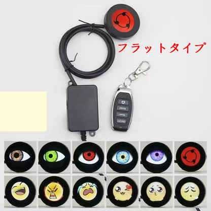 カー用品　車アクセサリー　ダイナミック悪魔の目  車用ビッグアイライト  LED 悪魔の目  車のヘッドライト バイクにも対応