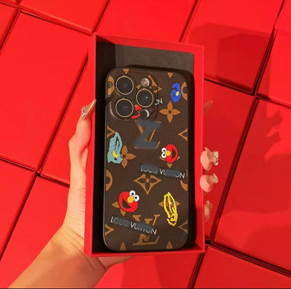 スマホケース  高級感 グラフィティ  ダブルV  耐衝撃・防振性能に優れ、高級感あふれるスマホケースで、iPhone に対応