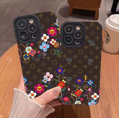 スマホケース  高級感 グラフィティ  ダブルV  耐衝撃・防振性能に優れ、高級感あふれるスマホケースで、iPhone に対応