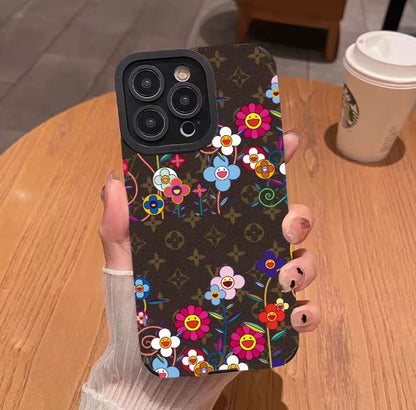 スマホケース  高級感 グラフィティ  ダブルV  耐衝撃・防振性能に優れ、高級感あふれるスマホケースで、iPhone に対応