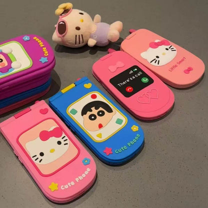スマホケース  折りたたみ式カートゥーンスマホケース  耐衝撃・防振性能に優れ、高級感あふれるスマホケースで、iPhone に対応