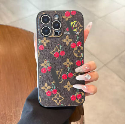 スマホケース  高級感 カートゥーングラフィティ ダブルV 耐衝撃・防振性能に優れ、高級感あふれるスマホケースで、iPhone14~17 に対応