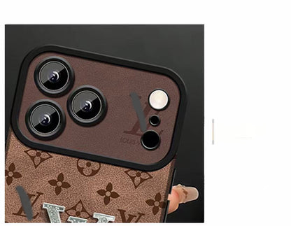 スマホケース  高級感ブレスレットを付き  ダブルV 耐衝撃・防振性能に優れ、高級感あふれるスマホケースで、iPhone11~17 に対応