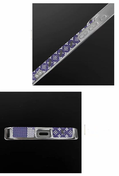 スマホケース  高級感ブレスレットを付き  ダブルV  耐衝撃・防振性能に優れ、高級感あふれるスマホケースで、iPhone11~17 に対応