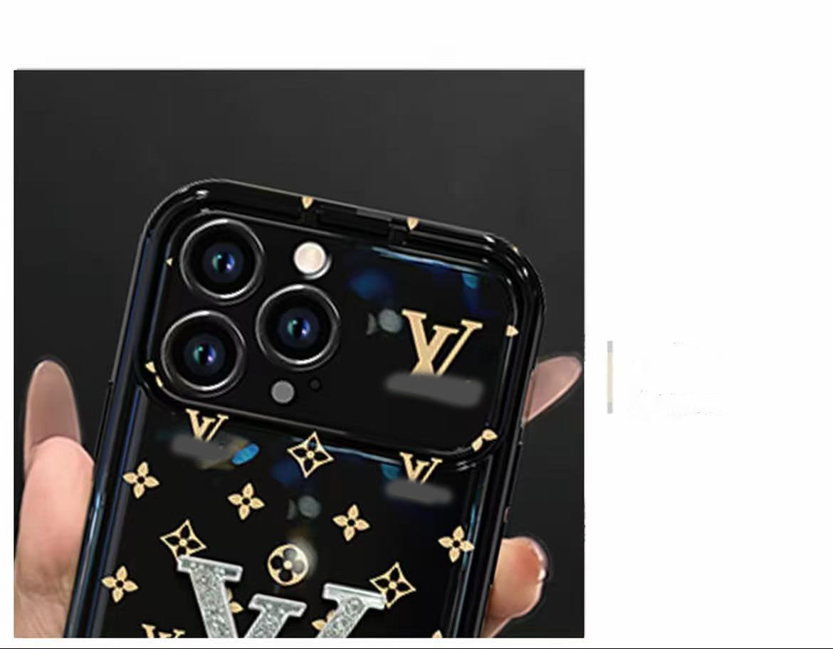 スマホケース  高級感大きな窓付き  ダブルV  ブレスレットを付き   耐衝撃・防振性能に優れ、高級感あふれるスマホケースで、iPhone11~17 に対応