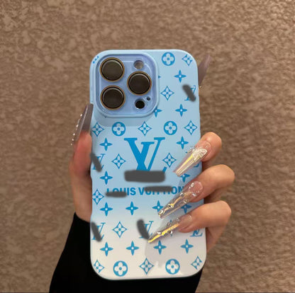 スマホケース  高級感グラデーションカラー  ダブルV  耐衝撃・防振性能に優れ、高級感あふれるスマホケースで、iPhone12~16 に対応