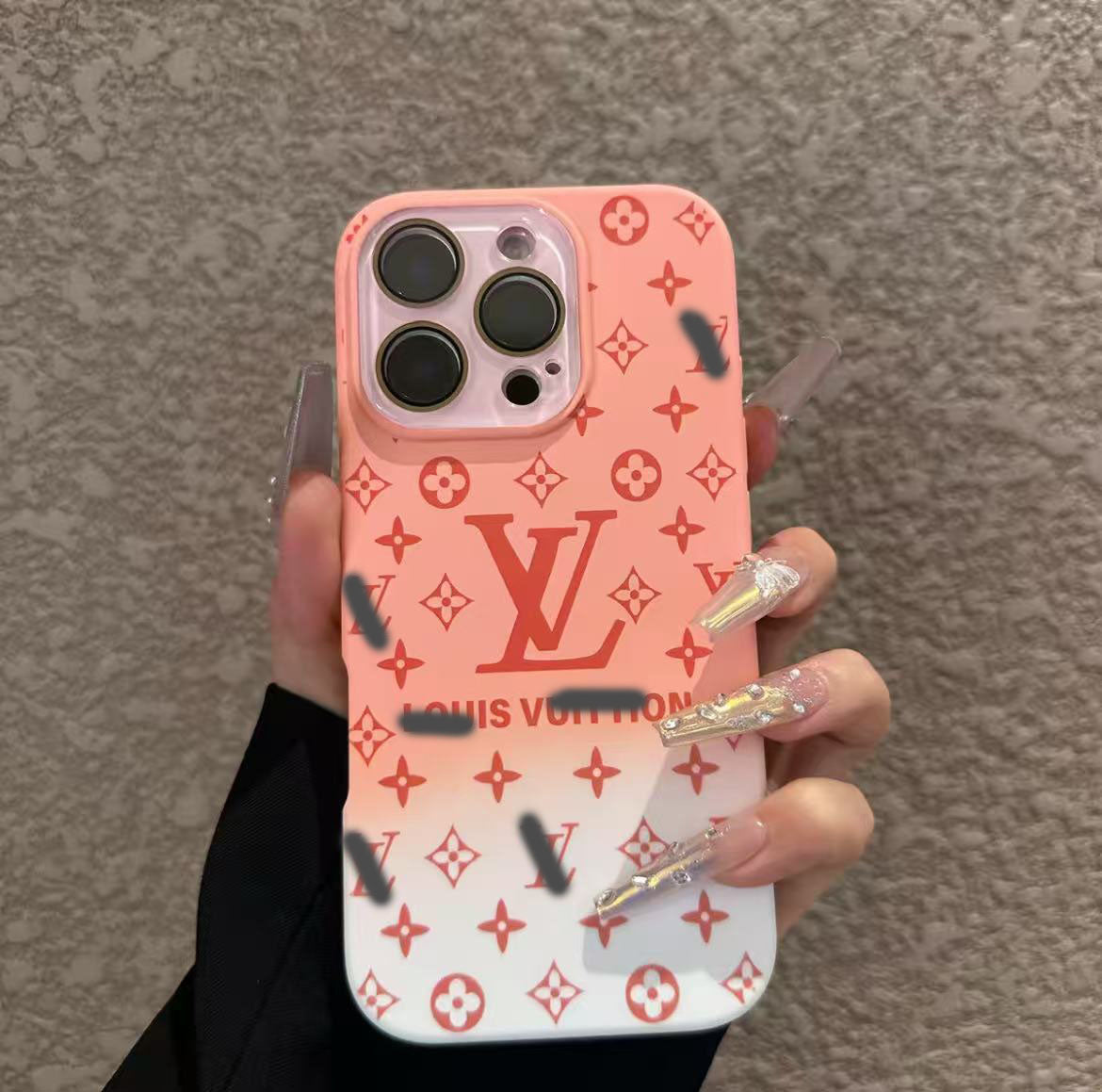 スマホケース  高級感グラデーションカラー  ダブルV  耐衝撃・防振性能に優れ、高級感あふれるスマホケースで、iPhone12~16 に対応