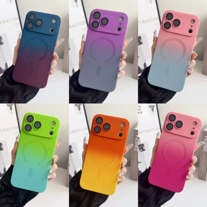 スマホケース  グラデーションリキッドマグネットスマホケース   耐衝撃・防振性能に優れ、高級感あふれるスマホケースで、iPhone 11~17 に対応