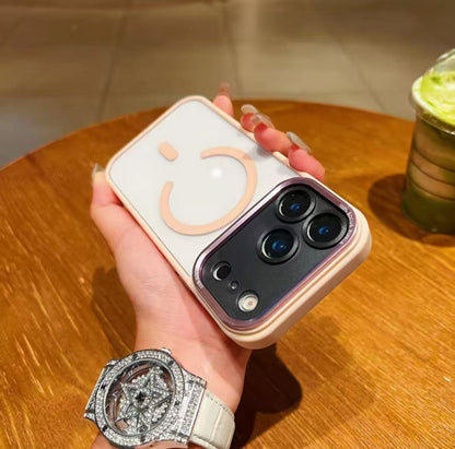 スマホケース  メタルレンズ マグネットスマホケース  耐衝撃・防振性能に優れ、高級感あふれるスマホケースで、iPhone 11~17 に対応