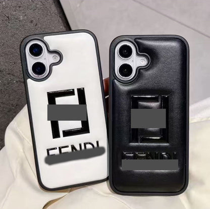 スマホケース  高級感プリーツ加工  ダブルF  耐衝撃・防振性能に優れ、高級感あふれるスマホケースで、iPhone13~17 に対応