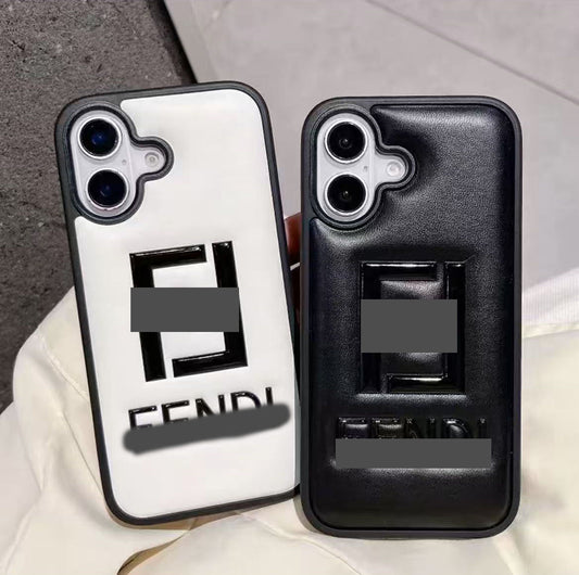 スマホケース  高級感プリーツ加工  ダブルF  耐衝撃・防振性能に優れ、高級感あふれるスマホケースで、iPhone13~17 に対応