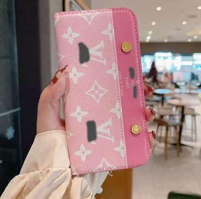 スマホケース  高級感手帳型スマホケース  ダブルV  耐衝撃・防振性能に優れ、高級感あふれるスマホケースで、iPhone12~17 に対応