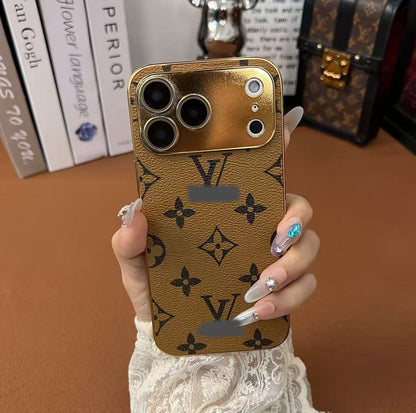 スマホケース  高級感  ダブルV  耐衝撃・防振性能に優れ、高級感あふれるスマホケースで、iPhone12~17 に対応