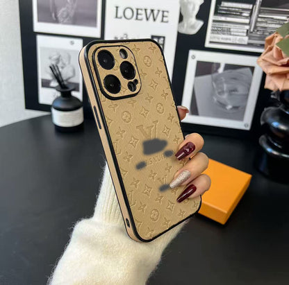 スマホケース  高級感革製  ダブルV 全8色 耐衝撃・防振性能に優れ、高級感あふれるスマホケースで、iPhone12~17 に対応