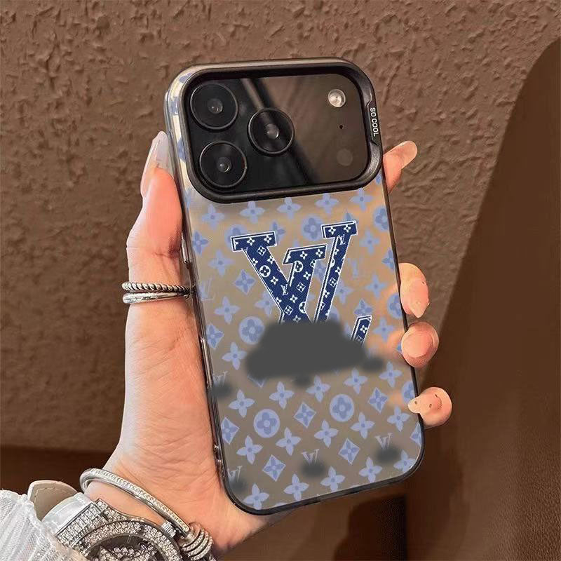 スマホケース  高級感ドーパミンスマホケース   ダブルV    耐衝撃・防振性能に優れ、高級感あふれるスマホケースで、iPhone12~17 に対応