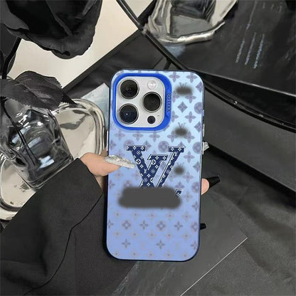 スマホケース  高級感ドーパミンスマホケース   ダブルV    耐衝撃・防振性能に優れ、高級感あふれるスマホケースで、iPhone12~17 に対応