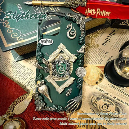 スマホケース  ハリーポッター 手作りクリームリキッドレジンスマホケース  耐衝撃・防振性能に優れ、高級感あふれるスマホケースで、iPhone に対応