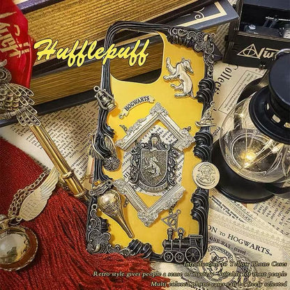 スマホケース  ハリーポッター 手作りクリームリキッドレジンスマホケース  耐衝撃・防振性能に優れ、高級感あふれるスマホケースで、iPhone に対応