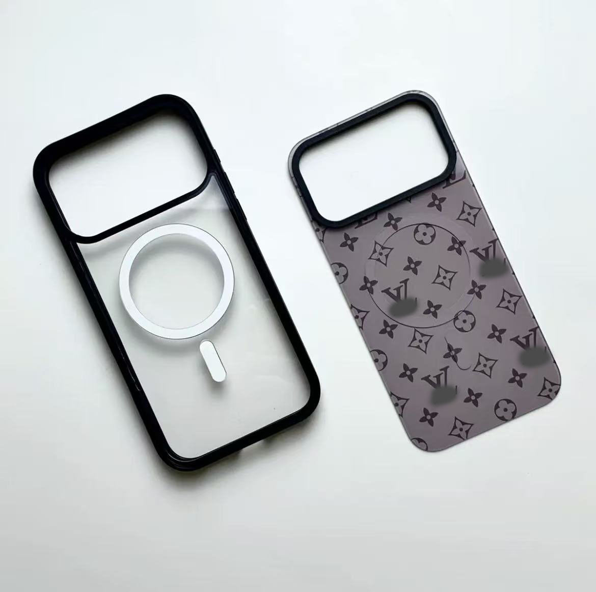 スマホケース  高級感分割式マグネットスマホケース  取り外し・交換可能  ダブルV  バックプレート＋ボトムケース  耐衝撃・防振性能に優れ、高級感あふれるスマホケースで、iPhone12~17 に対応