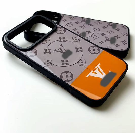 スマホケース  高級感分割式マグネットスマホケース  取り外し・交換可能  ダブルV  バックプレート+ボトムケース  耐衝撃・防振性能に優れ、高級感あふれるスマホケースで、iPhone12~17 に対応