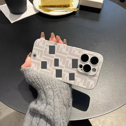 スマホケース  高級感ガラス質感スマホケース ダブルFEN**   耐衝撃・防振性能に優れ、高級感あふれるスマホケースで、iPhone12~17 に対応