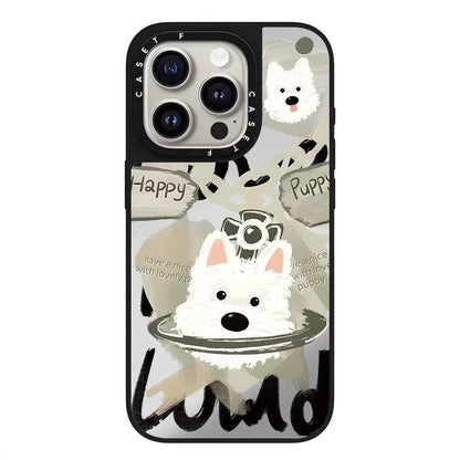 スマホケース  ケースTIFY  西高地白テリアの愛らしい姿を忠実に再現した、人気のシリーズスマホケース  耐衝撃・防振性能に優れ、高級感あふれるスマホケースで、iPhone11~17 に対応