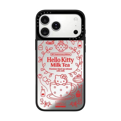 スマホケース  ケースTIFY  キティちゃん 50 周年記念モデルのスマホケース  耐衝撃・防振性能に優れ、高級感あふれるスマホケースで、iPhone12~17 に対応