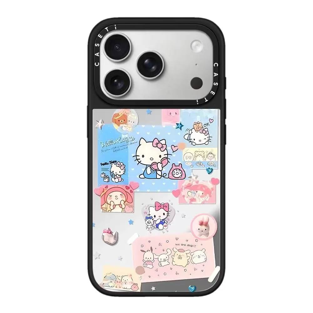 スマホケース  ケースTIFY  三丽鸥人気キャラクターが一堂に会する合集スマホケース   耐衝撃・防振性能に優れ、高級感あふれるスマホケースで、iPhone12~17 に対応