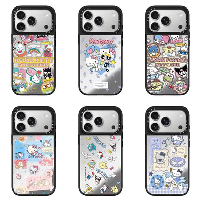 スマホケース  ケースTIFY  三丽鸥人気キャラクターが一堂に会する合集スマホケース   耐衝撃・防振性能に優れ、高級感あふれるスマホケースで、iPhone12~17 に対応