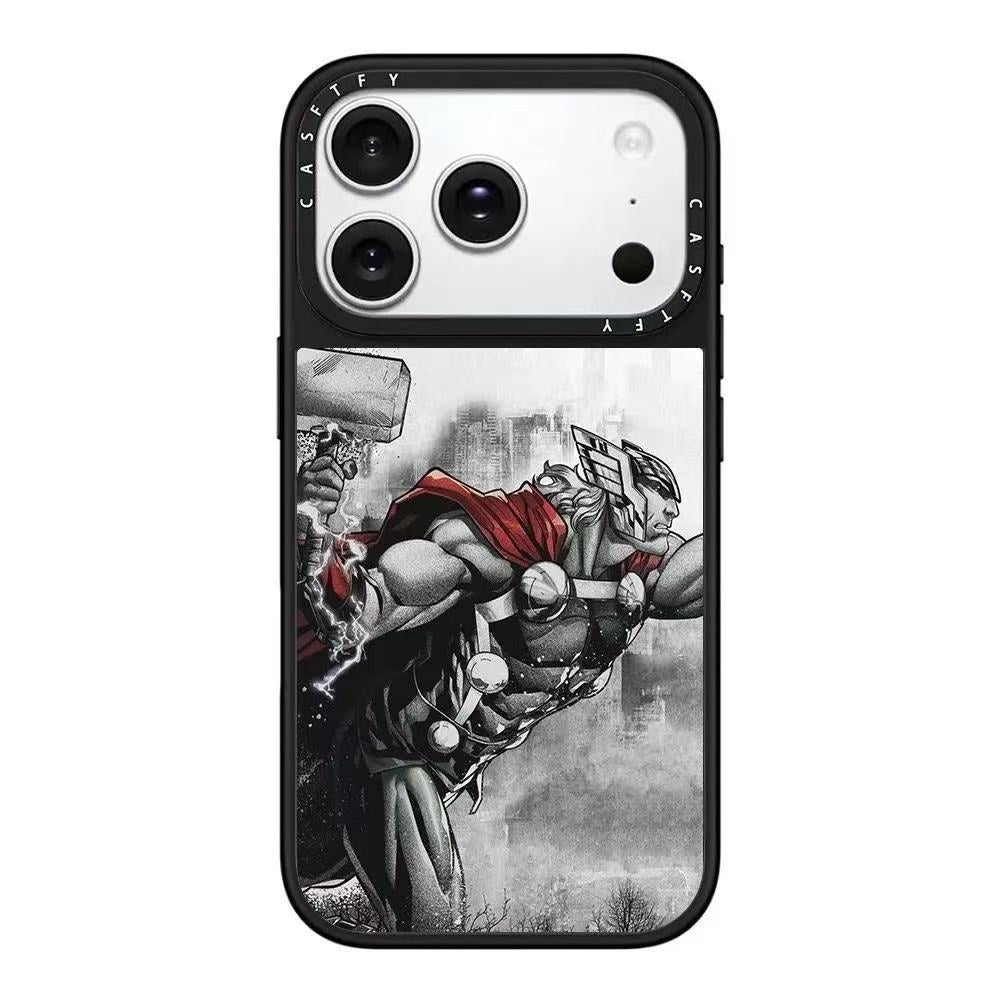 スマホケース  ケースTIFY  ヒーローたちの熱い戦いを再現した、アベンジャーズスマホケース  耐衝撃・防振性能に優れ、高級感あふれるスマホケースで、iPhone12~17 に対応