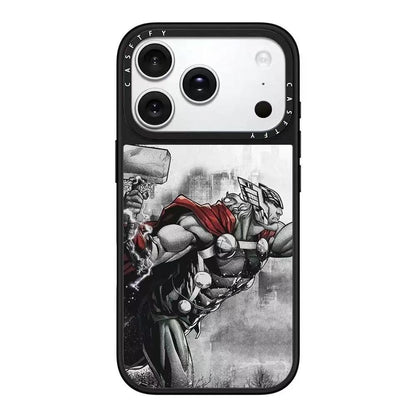 スマホケース  ケースTIFY  ヒーローたちの熱い戦いを再現した、アベンジャーズスマホケース  耐衝撃・防振性能に優れ、高級感あふれるスマホケースで、iPhone12~17 に対応