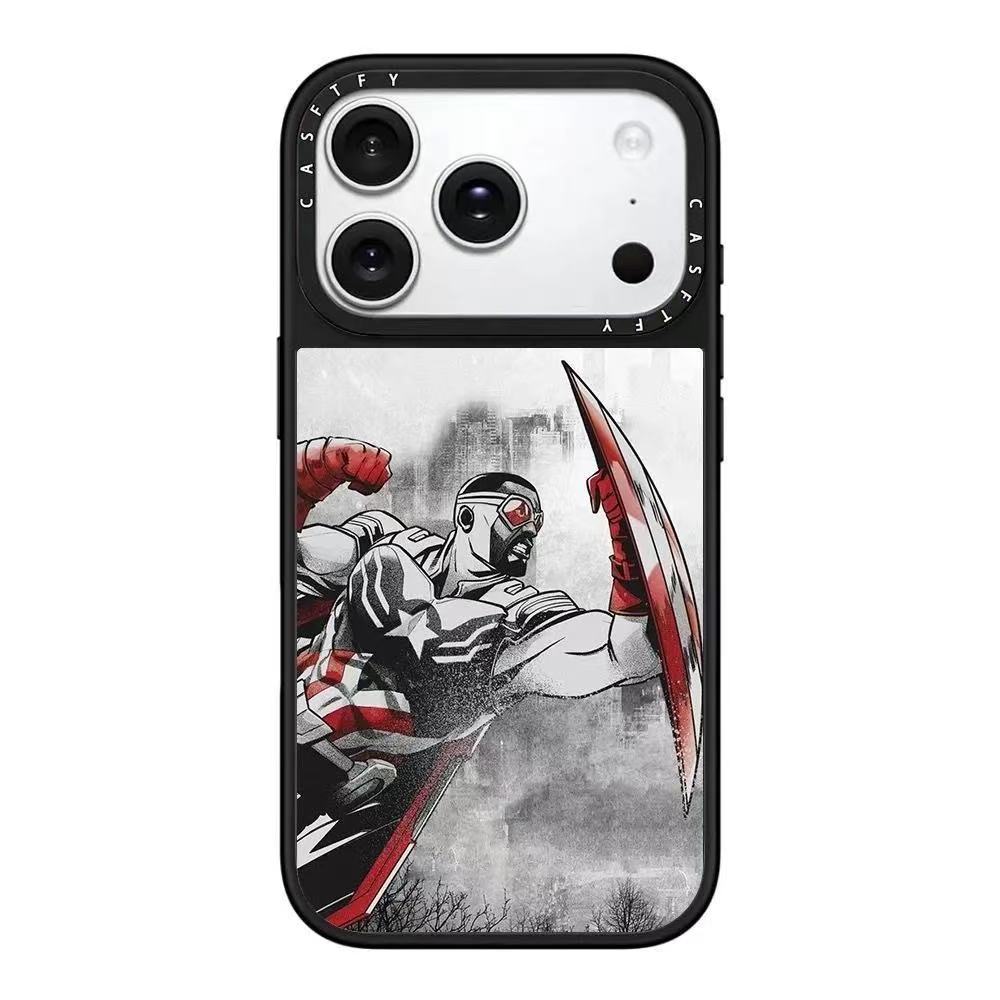 スマホケース  ケースTIFY  ヒーローたちの熱い戦いを再現した、アベンジャーズスマホケース  耐衝撃・防振性能に優れ、高級感あふれるスマホケースで、iPhone12~17 に対応