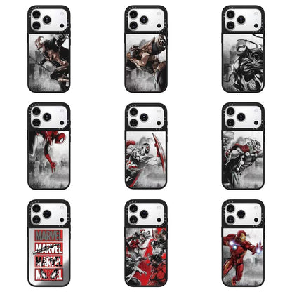 スマホケース  ケースTIFY  ヒーローたちの熱い戦いを再現した、アベンジャーズスマホケース  耐衝撃・防振性能に優れ、高級感あふれるスマホケースで、iPhone12~17 に対応