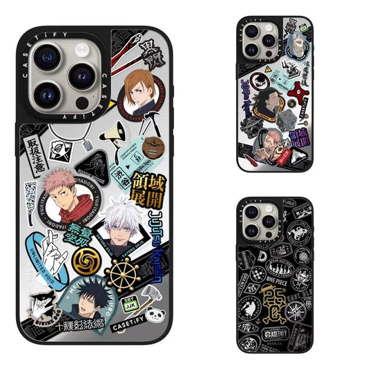 スマホケース  ケースTIFY 『呪術廻戦』の熱い世界を再現した、ファン必携のスマホケース  耐衝撃・防振性能に優れ、高級感あふれるスマホケースで、iPhone12~17 に対応