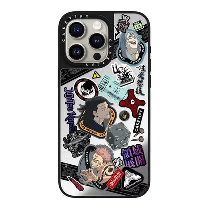 スマホケース  ケースTIFY 『呪術廻戦』の熱い世界を再現した、ファン必携のスマホケース  耐衝撃・防振性能に優れ、高級感あふれるスマホケースで、iPhone12~17 に対応