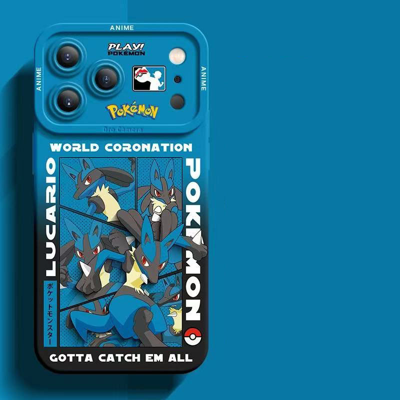 スマホケース  ポケモンの愛らしい姿が詰まった、柔らかいシリコンスマホケース  耐衝撃・防振性能に優れ、高級感あふれるスマホケースで、iPhone12~17 に対応